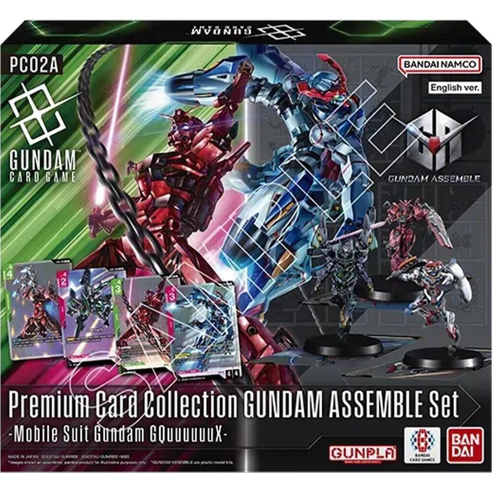 Gundam TCG - PC02A Premium Card Collection Gundam Assemble Set - Mobile Suit Gundam GQuuuuuuX - PokeBox USA