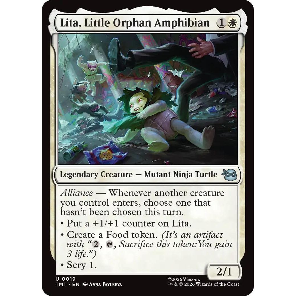 Image for Lita, Little Orphan Amphibian (19) (Teenage Mutant Ninja Turtles) - Magic: The Gathering