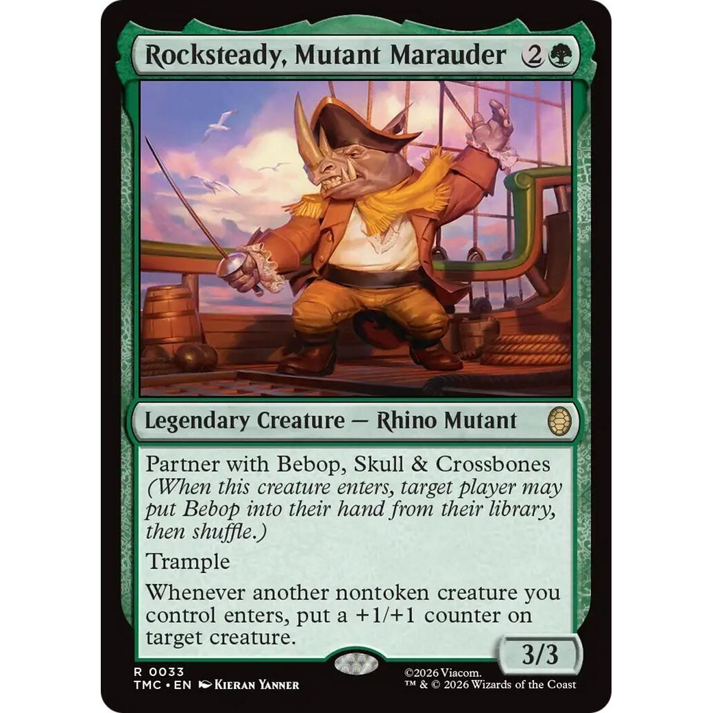 Image for Rocksteady, Mutant Marauder (33) (Teenage Mutant Ninja Turtles) - Magic: The Gathering