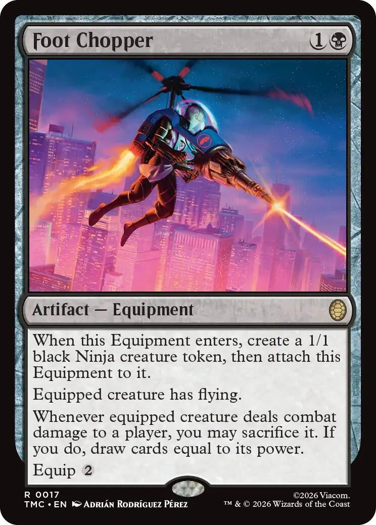 Image for Foot Chopper (17) (Teenage Mutant Ninja Turtles) - Magic: The Gathering