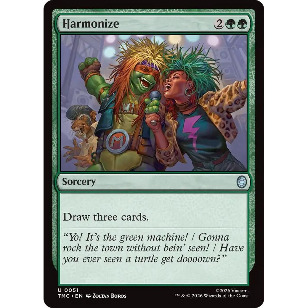 Image for Harmonize (51) (Teenage Mutant Ninja Turtles) - Magic: The Gathering