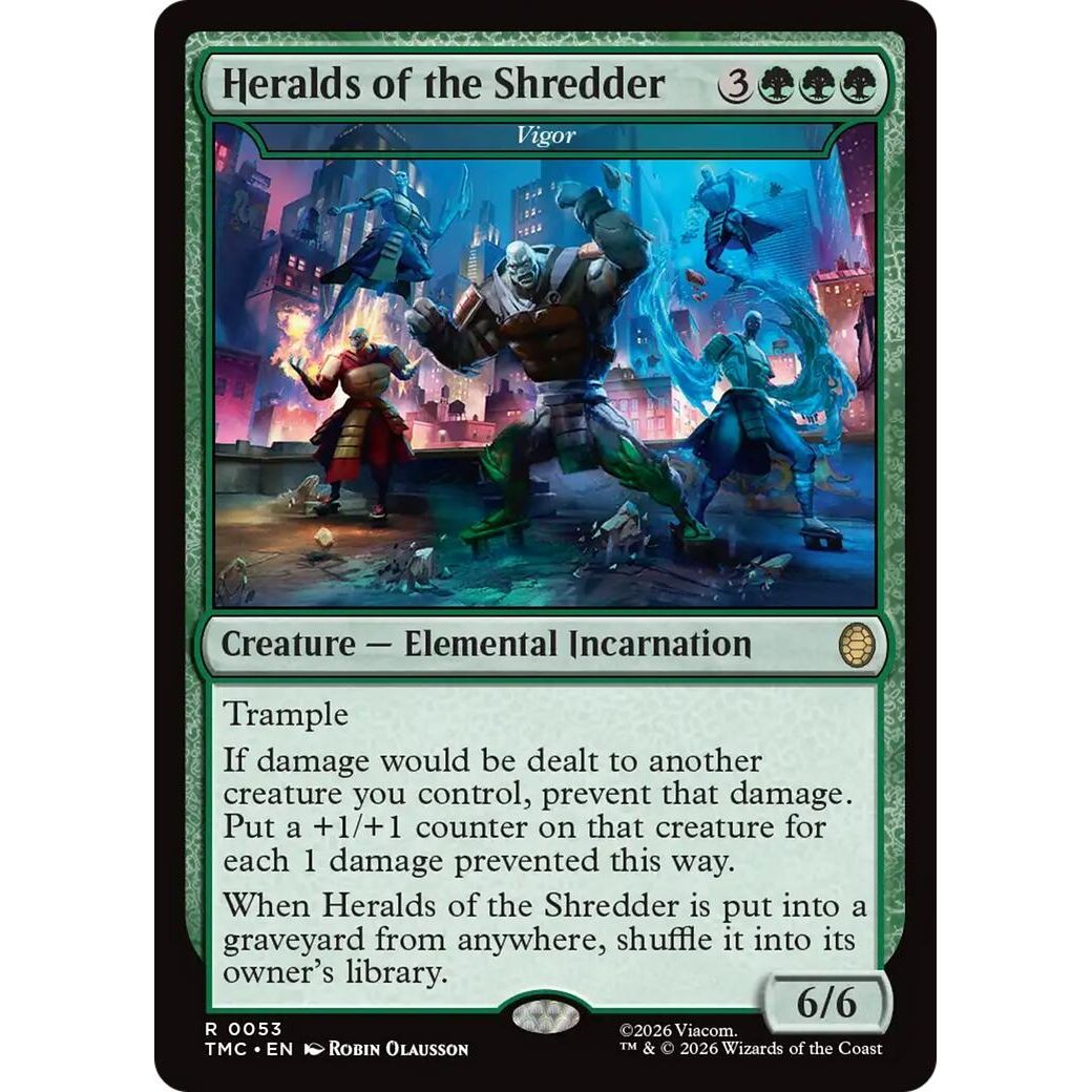 Image for Heralds of the Shredder - Vigor (53) (Teenage Mutant Ninja Turtles) - Magic: The Gathering