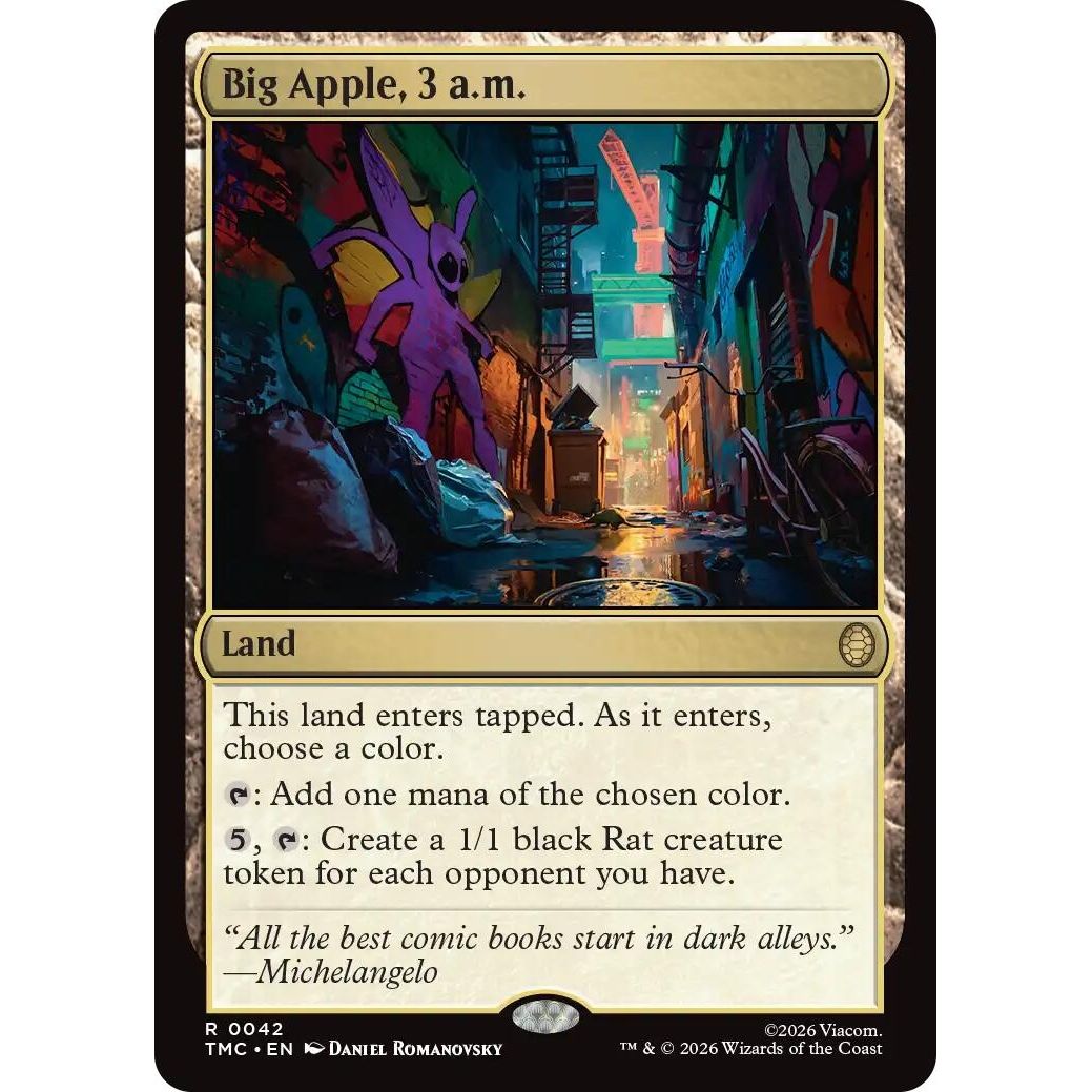 Image for Big Apple, 3 a.m. (42) (Teenage Mutant Ninja Turtles) - Magic: The Gathering