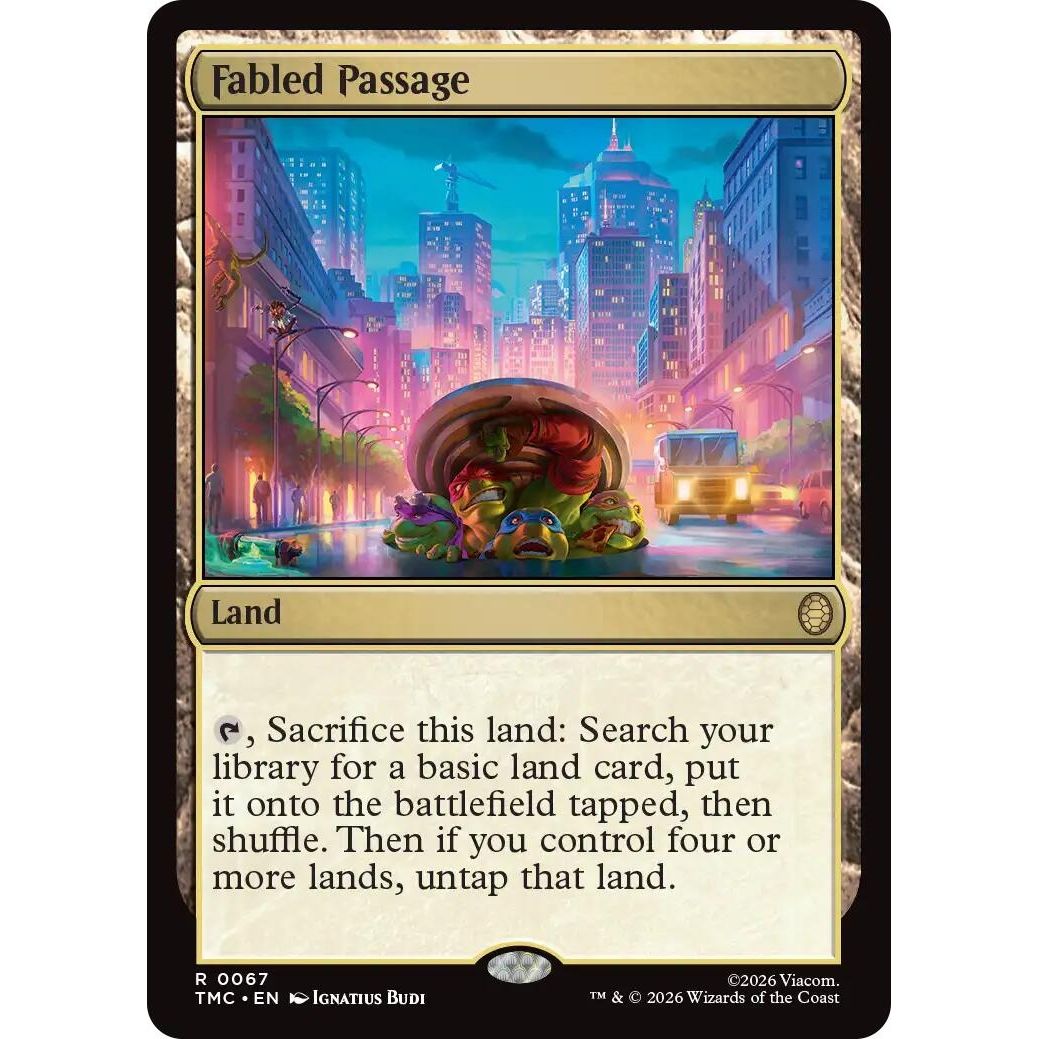 Image for Fabled Passage (67) (Teenage Mutant Ninja Turtles) - Magic: The Gathering