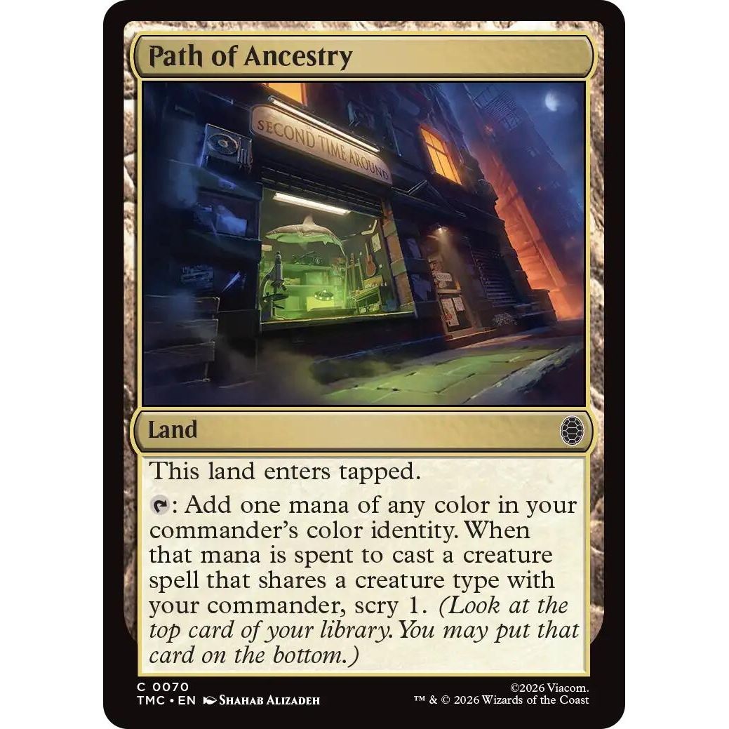 Image for Path of Ancestry (70) (Teenage Mutant Ninja Turtles) - Magic: The Gathering