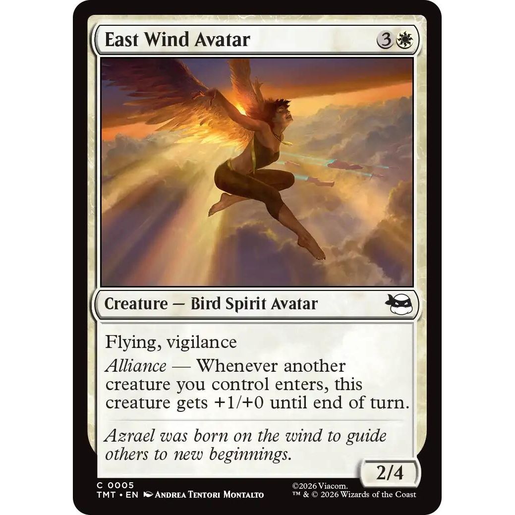 Image for East Wind Avatar (5) (Teenage Mutant Ninja Turtles) - Magic: The Gathering