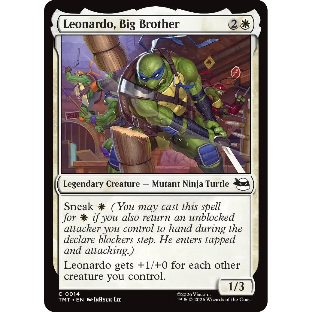Image for Leonardo, Big Brother (14) (Teenage Mutant Ninja Turtles) - Magic: The Gathering