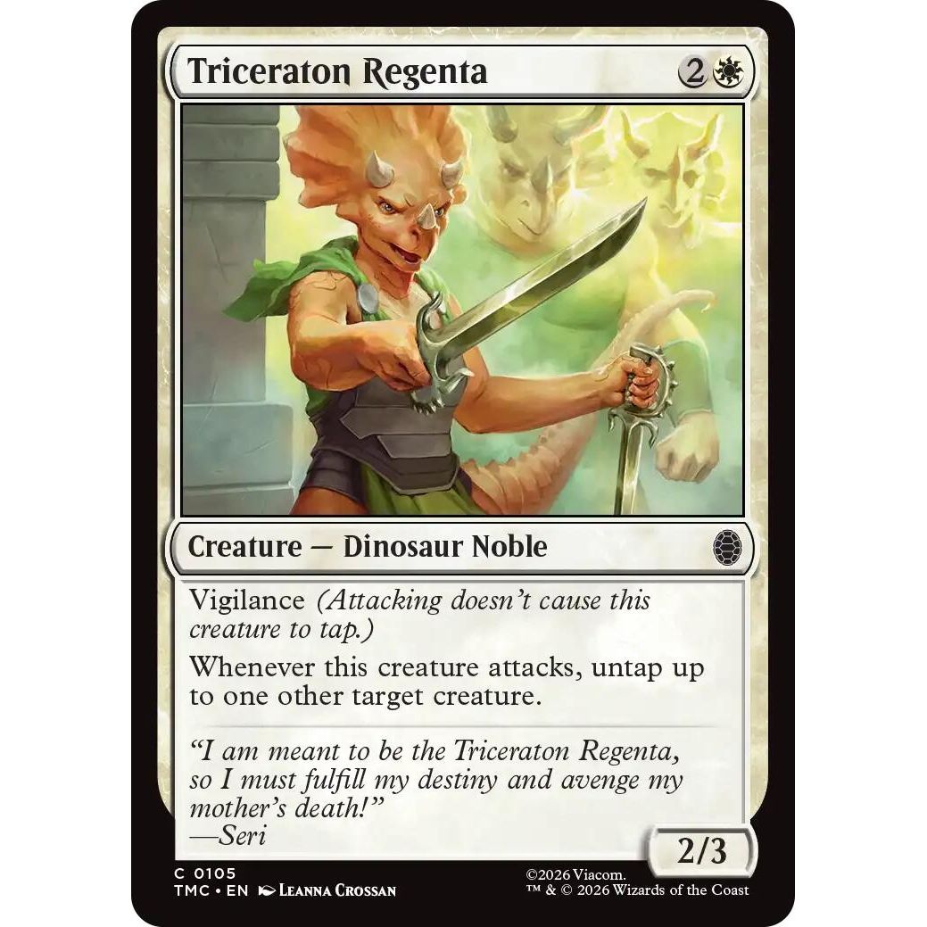 Image for Triceraton Regenta (105) (Teenage Mutant Ninja Turtles) - Magic: The Gathering