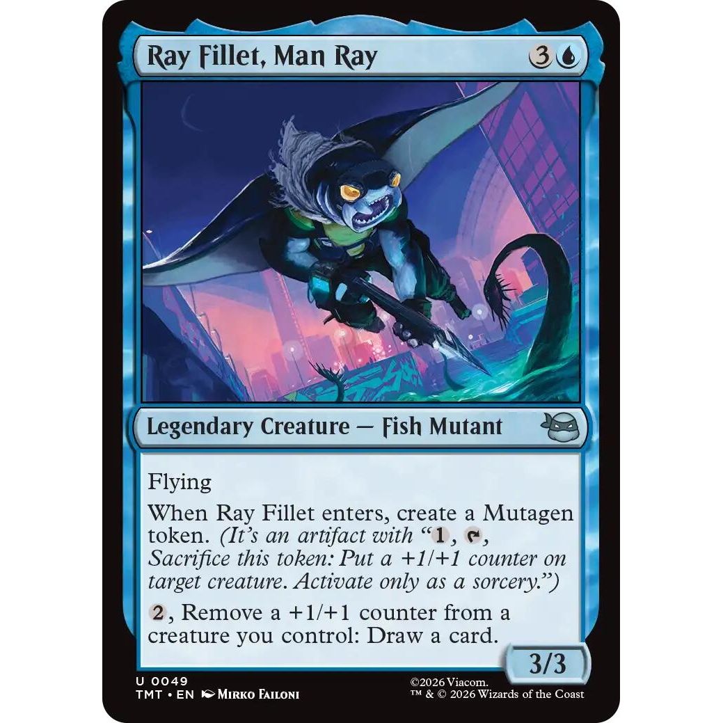 Image for Ray Fillet, Man Ray (49) (Teenage Mutant Ninja Turtles) - Magic: The Gathering