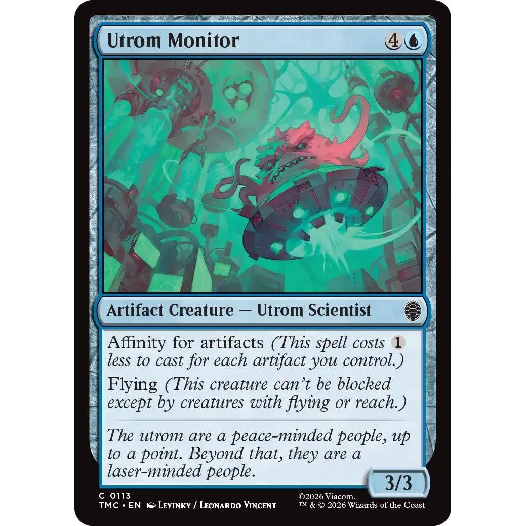 Image for Utrom Monitor (113) (Teenage Mutant Ninja Turtles) - Magic: The Gathering