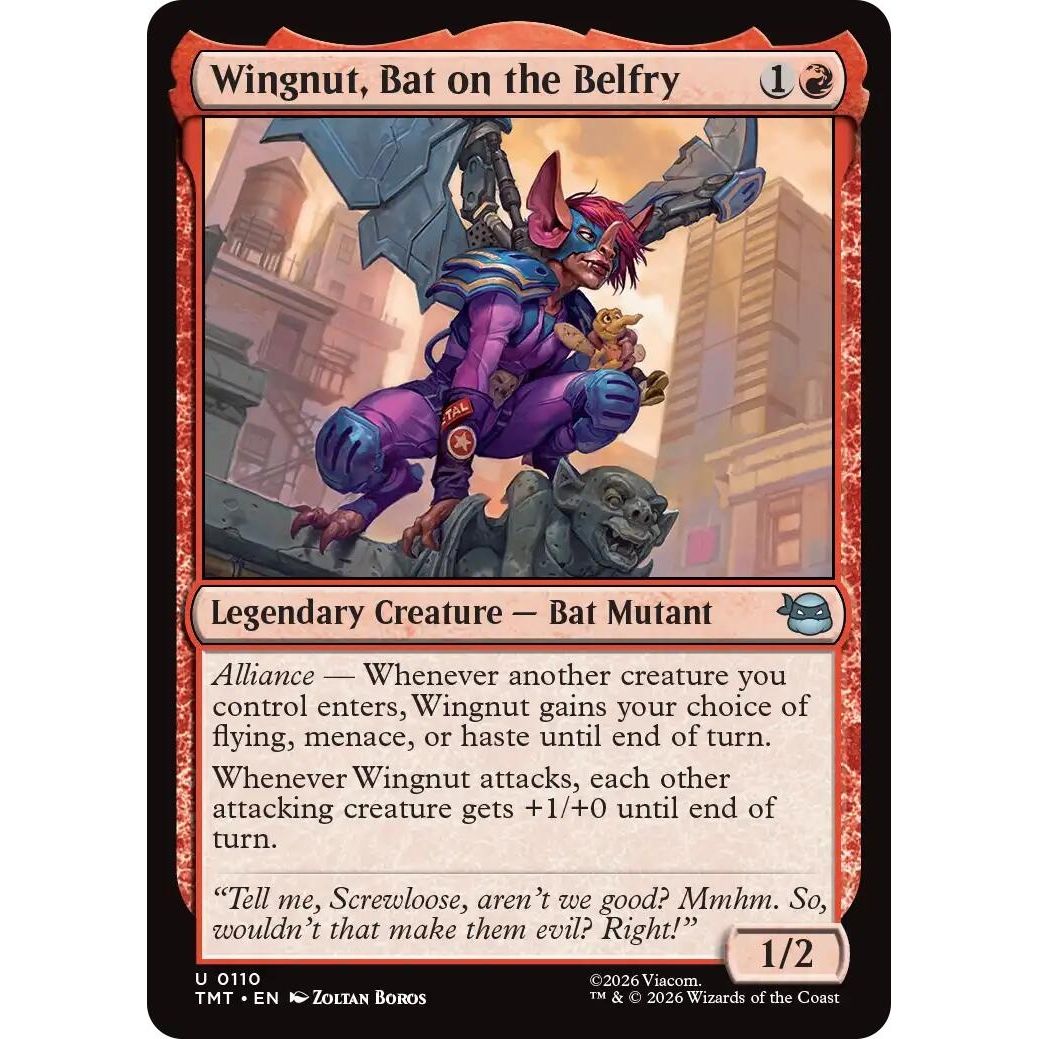 Image for Wingnut, Bat on the Belfry (110) (Teenage Mutant Ninja Turtles) - Magic: The Gathering