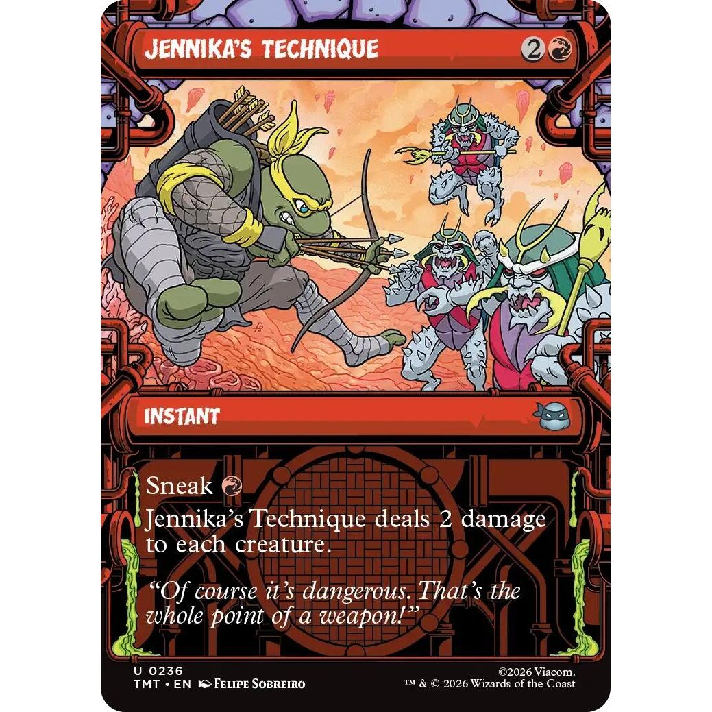 Image for Jennika's Technique (Showcase) (236) (Teenage Mutant Ninja Turtles) - Magic: The Gathering