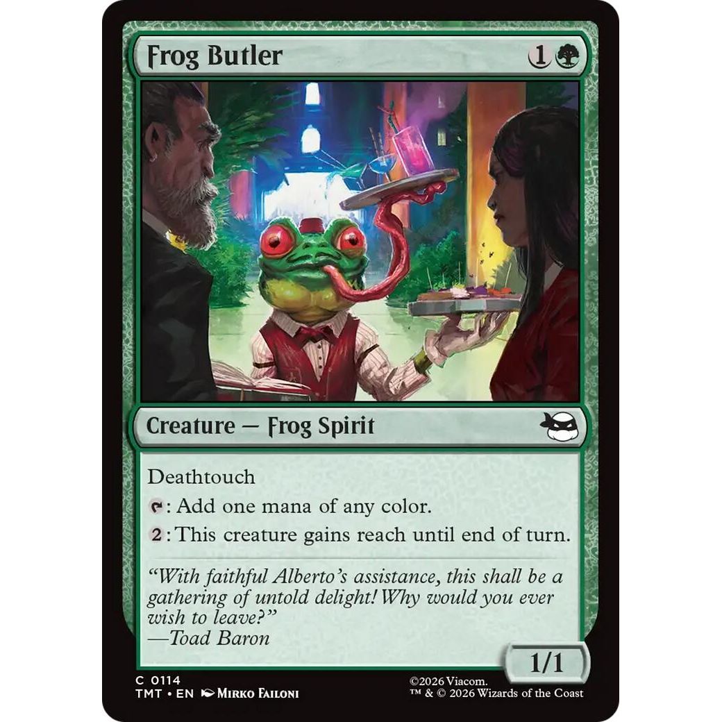 Image for Frog Butler (114) (Teenage Mutant Ninja Turtles) - Magic: The Gathering