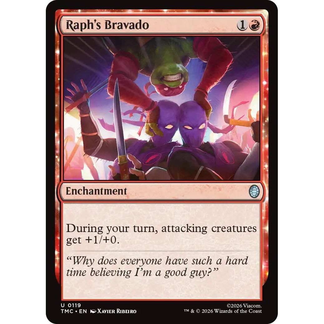 Image for Raph's Bravado (119) (Teenage Mutant Ninja Turtles) - Magic: The Gathering