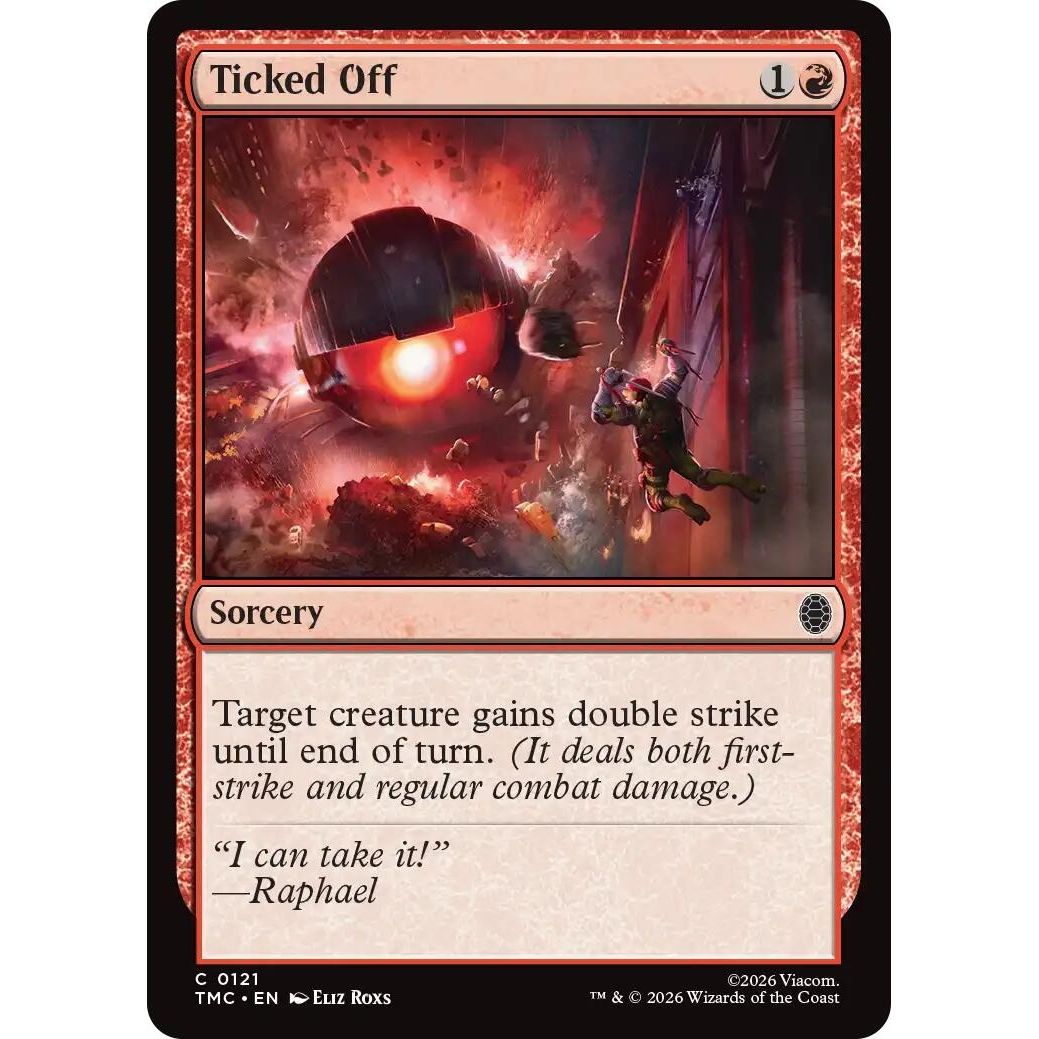 Image for Ticked Off (121) (Teenage Mutant Ninja Turtles) - Magic: The Gathering