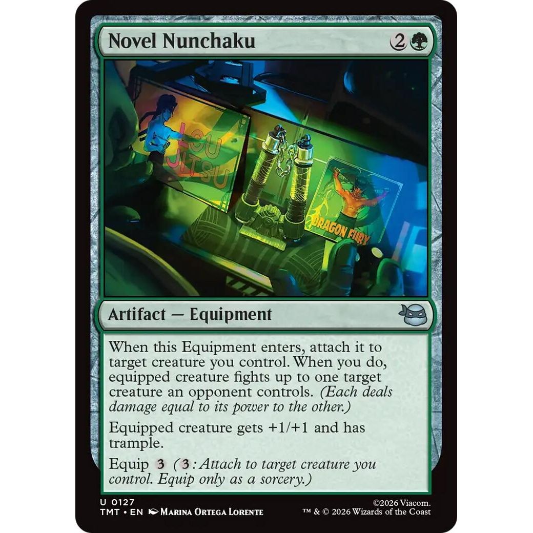 Image for Novel Nunchaku (127) (Teenage Mutant Ninja Turtles) - Magic: The Gathering