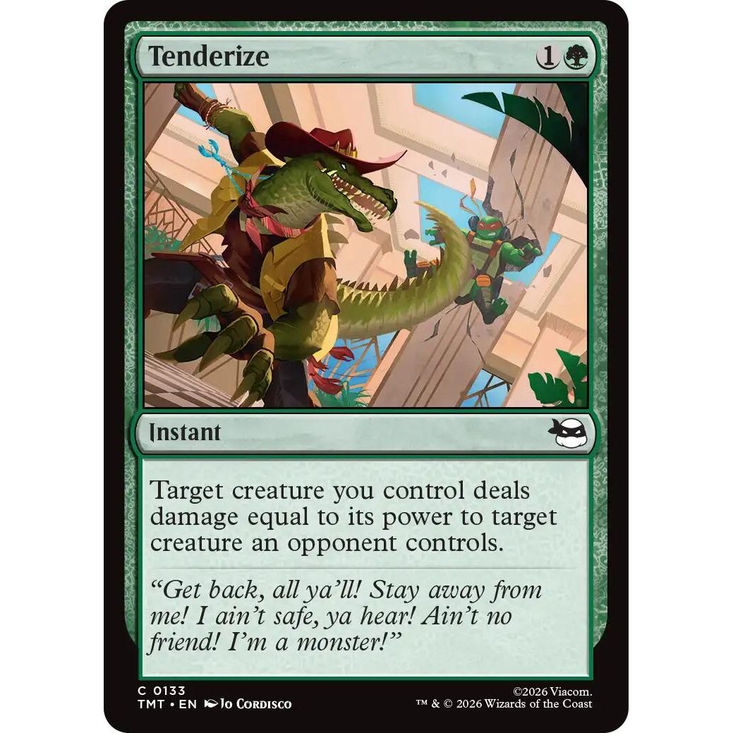Image for Tenderize (133) (Teenage Mutant Ninja Turtles) - Magic: The Gathering