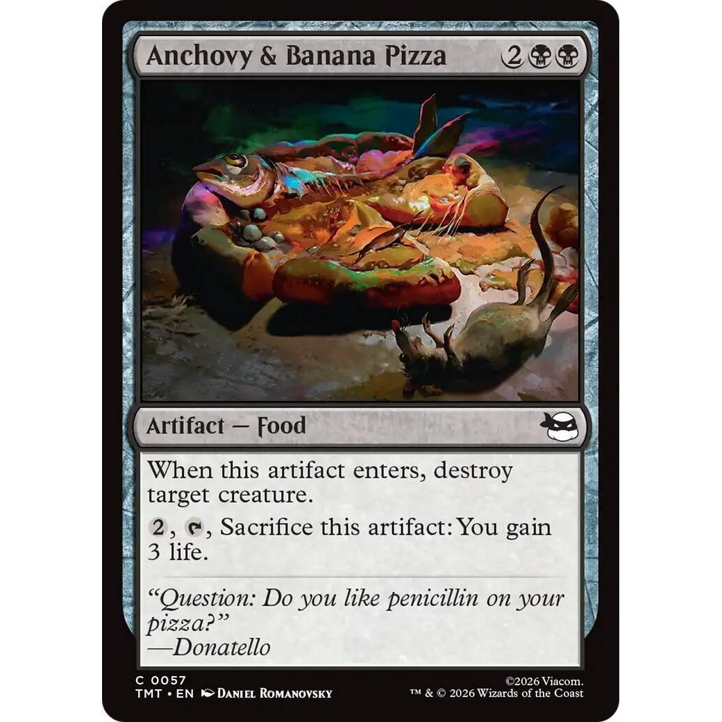 Image for Anchovy & Banana Pizza (57) (Teenage Mutant Ninja Turtles) - Magic: The Gathering