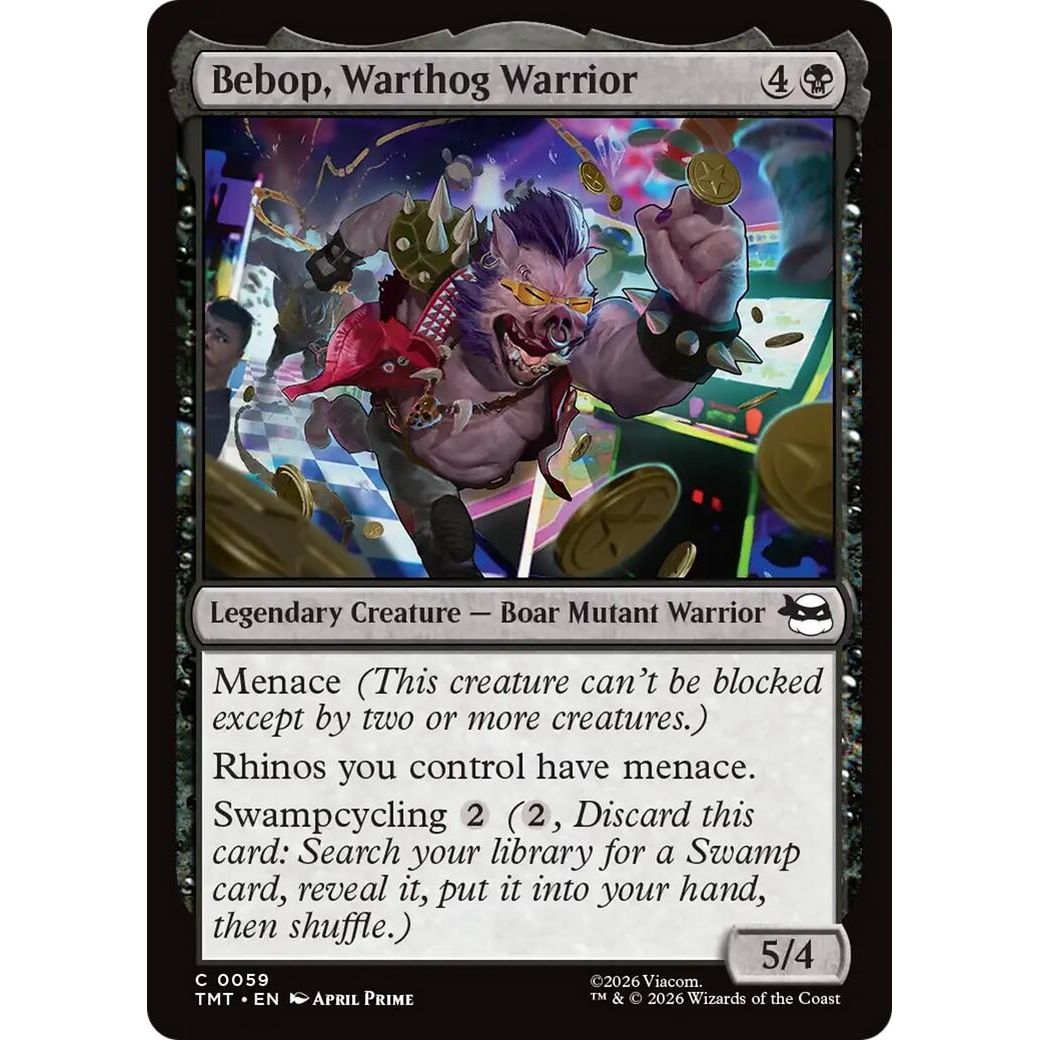 Image for Bebop, Warthog Warrior (59) (Teenage Mutant Ninja Turtles) - Magic: The Gathering