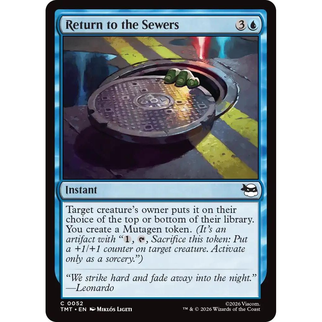 Image for Return to the Sewers (52) (Teenage Mutant Ninja Turtles) - Magic: The Gathering