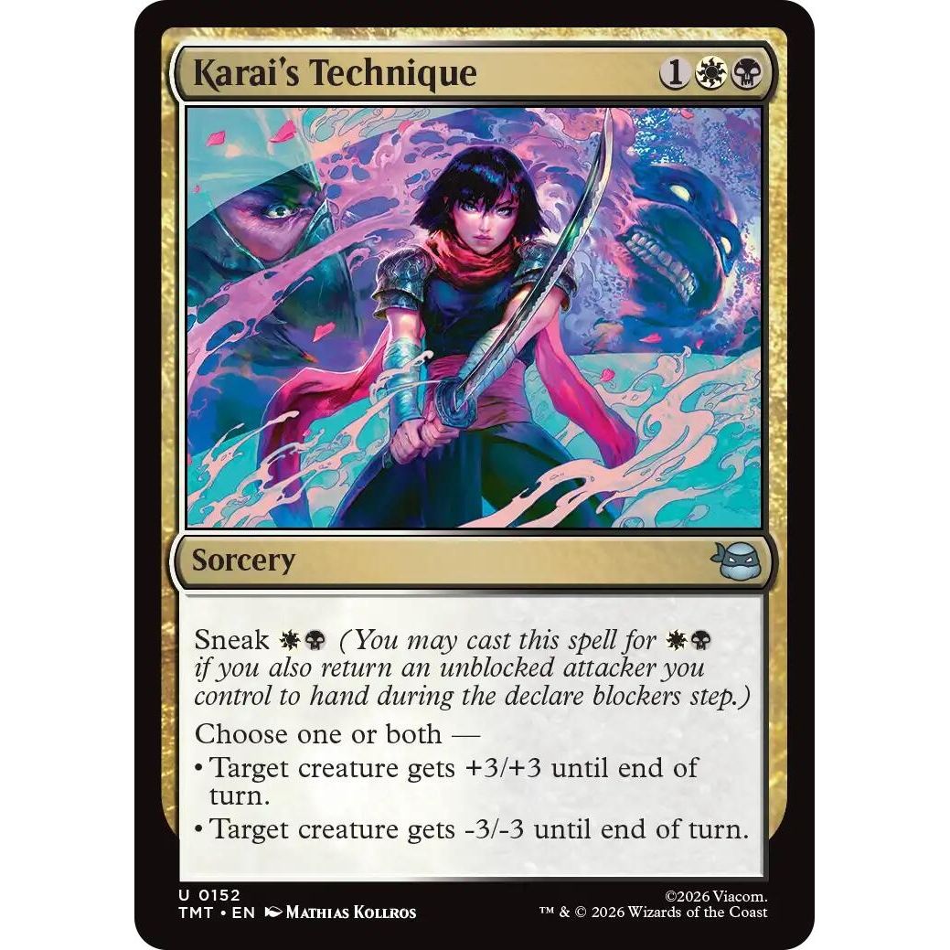 Image for Karai's Technique (152) (Teenage Mutant Ninja Turtles) - Magic: The Gathering