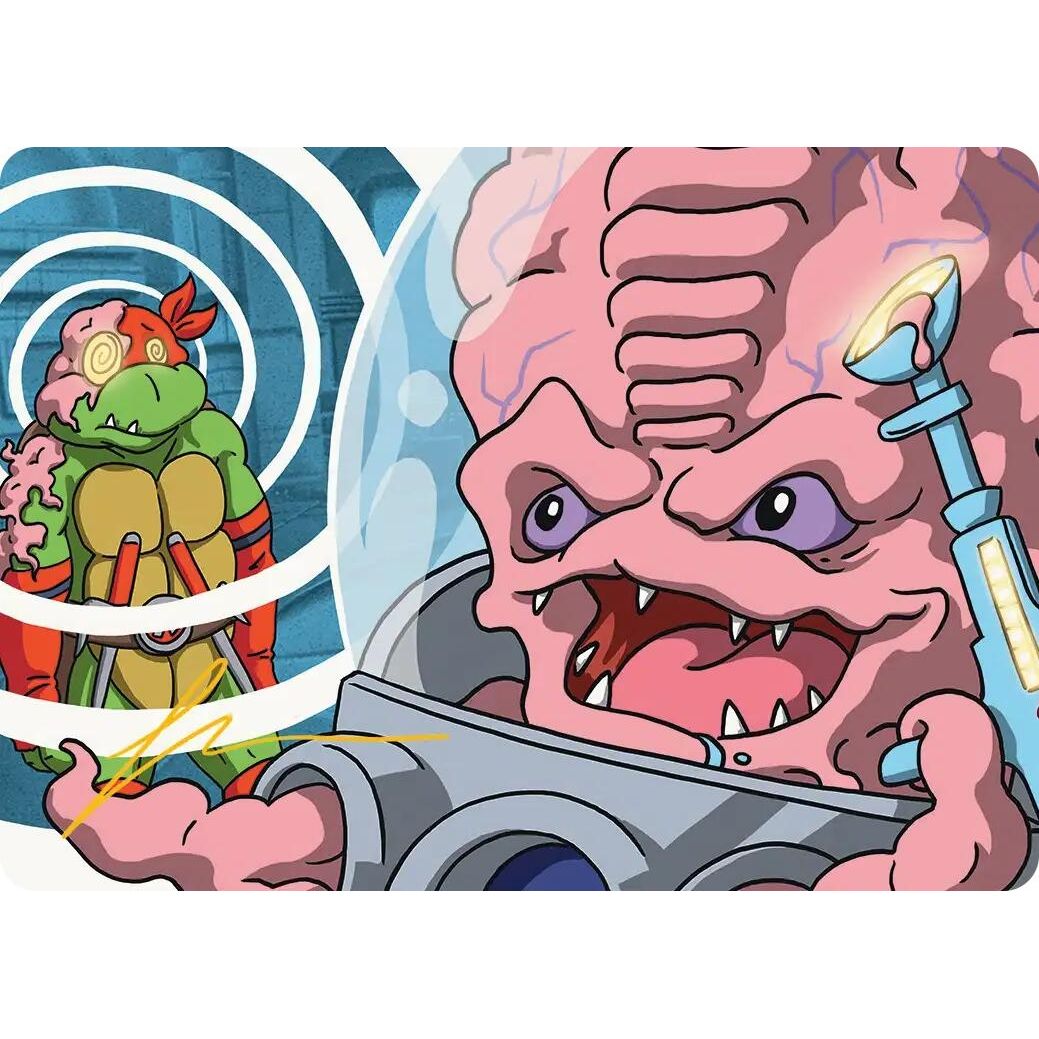 Image for Krang, Master Mind Art Card (25/54) (Gold-Stamped Signature) (25) (Teenage Mutant Ninja Turtles) - Magic: The Gathering