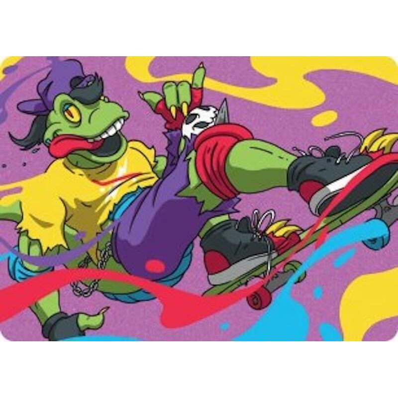 Image for Mondo Gecko Art Card (26) (Teenage Mutant Ninja Turtles) - Magic: The Gathering
