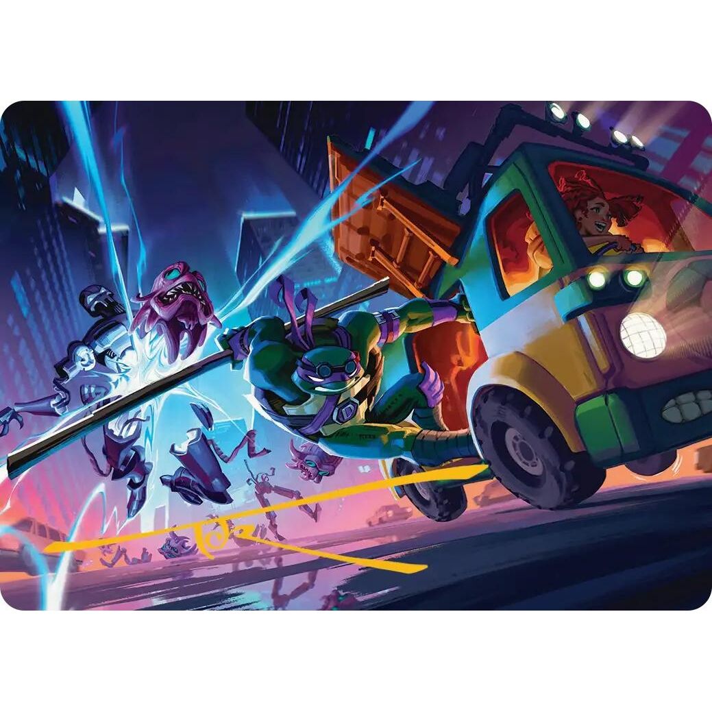 Image for Donatello, Rad Scientist Art Card (Gold-Stamped Signature) (47) (Teenage Mutant Ninja Turtles) - Magic: The Gathering