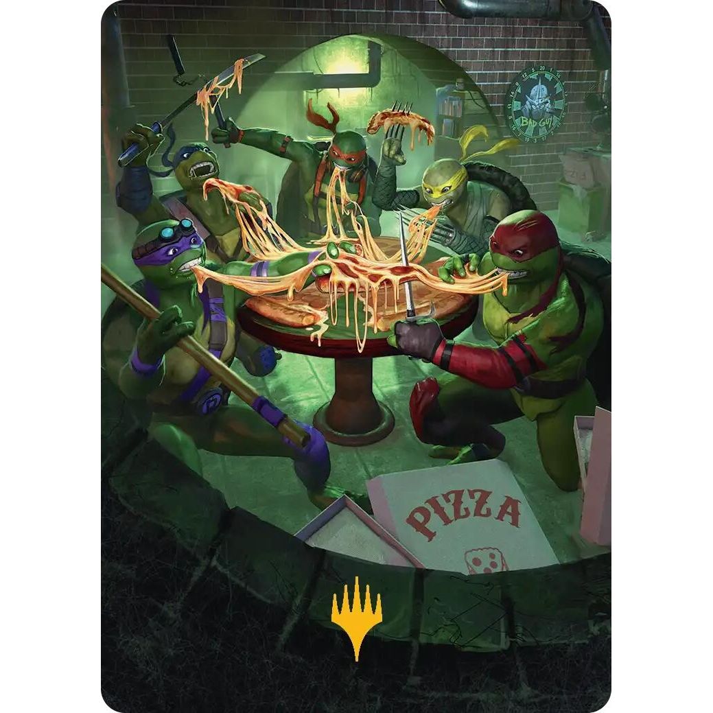 Image for Food Chain Art Card (Gold-Stamped) (33) (Teenage Mutant Ninja Turtles) - Magic: The Gathering