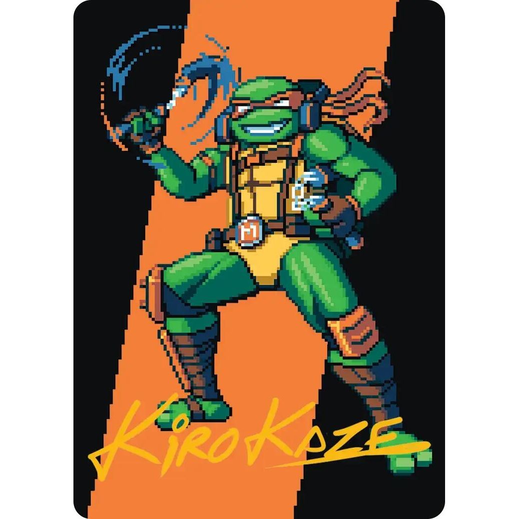 Image for Michelangelo, the Heart Art Card (Gold-Stamped Signature) (35) (Teenage Mutant Ninja Turtles) - Magic: The Gathering