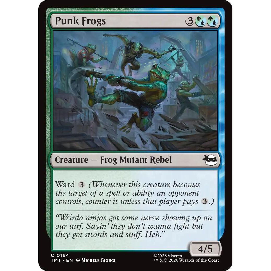 Image for Punk Frogs (164) (Teenage Mutant Ninja Turtles) - Magic: The Gathering