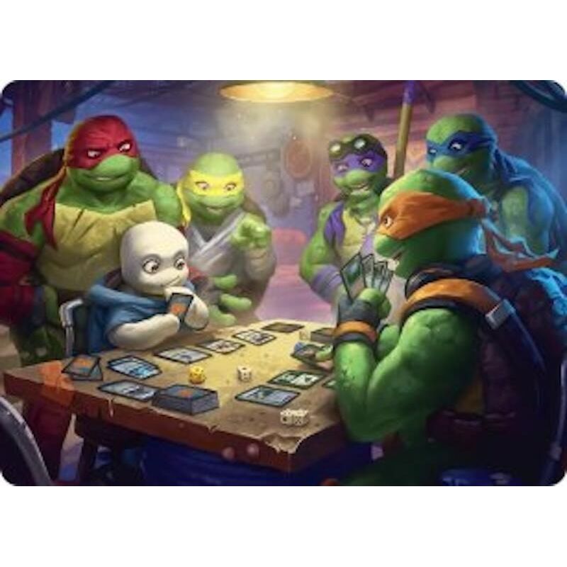 Image for Lessons from Life Art Card (14) (Teenage Mutant Ninja Turtles) - Magic: The Gathering