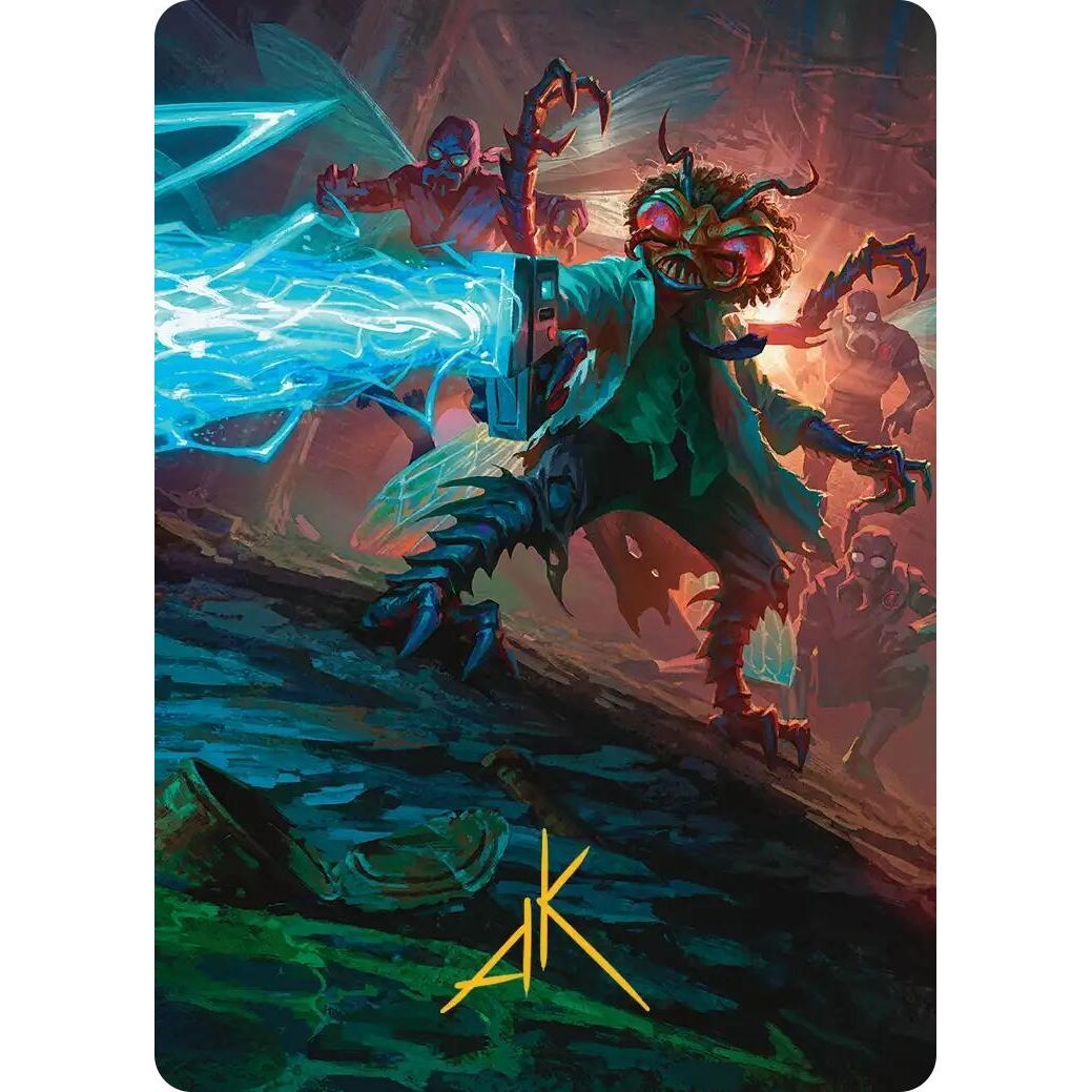 Image for Baxter, Exzzperimental Zzientist Art Card (Gold-Stamped Signature) (51) (Teenage Mutant Ninja Turtles) - Magic: The Gathering