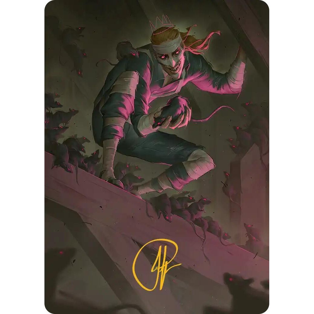 Image for Rat King, the Chaosbringer Art Card (Gold-Stamped Signature) (53) (Teenage Mutant Ninja Turtles) - Magic: The Gathering