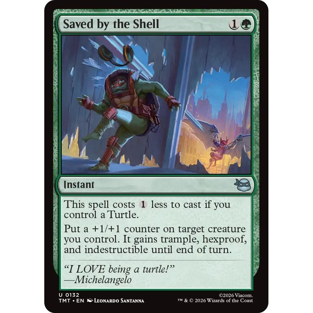 Image for Saved by the Shell (132) (Teenage Mutant Ninja Turtles) - Magic: The Gathering