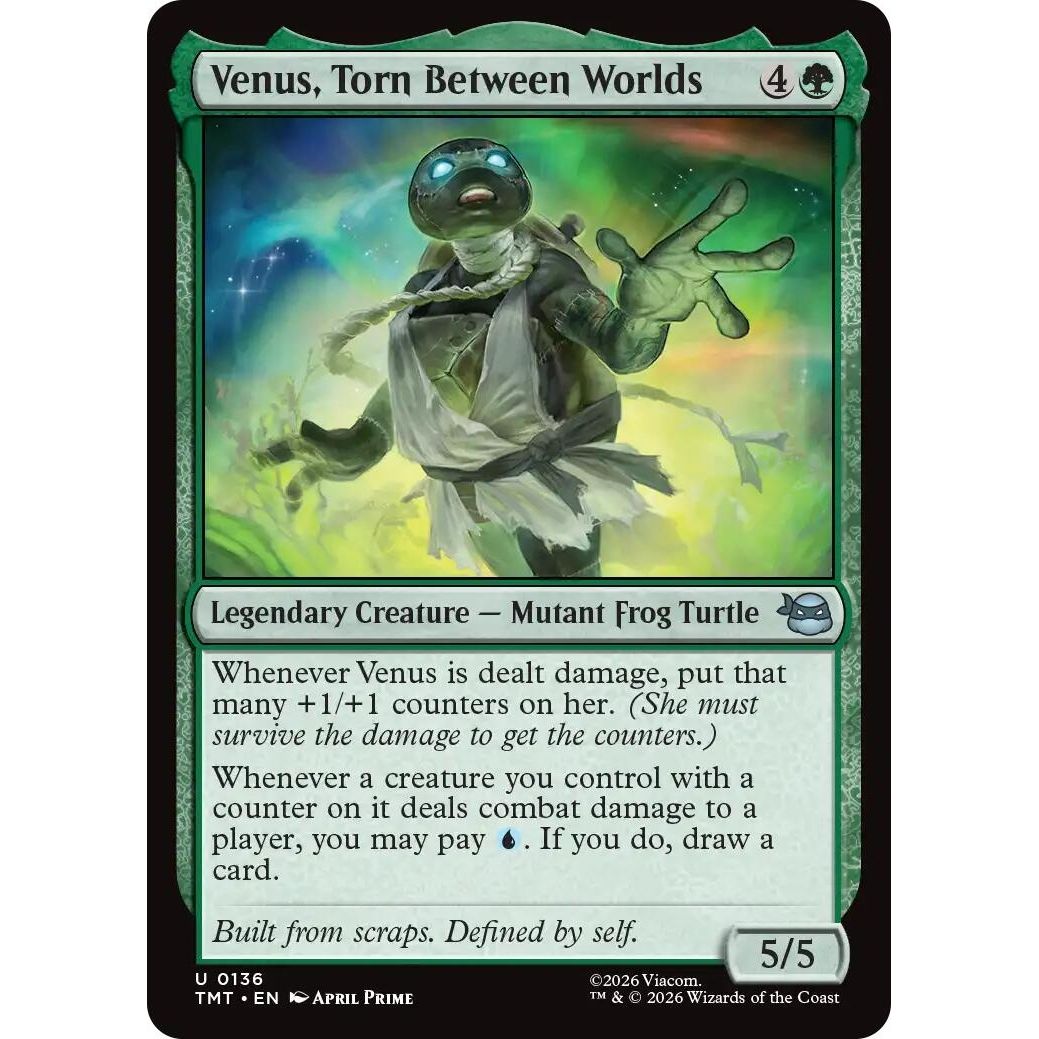 Image for Venus, Torn Between Worlds (136) (Teenage Mutant Ninja Turtles) - Magic: The Gathering