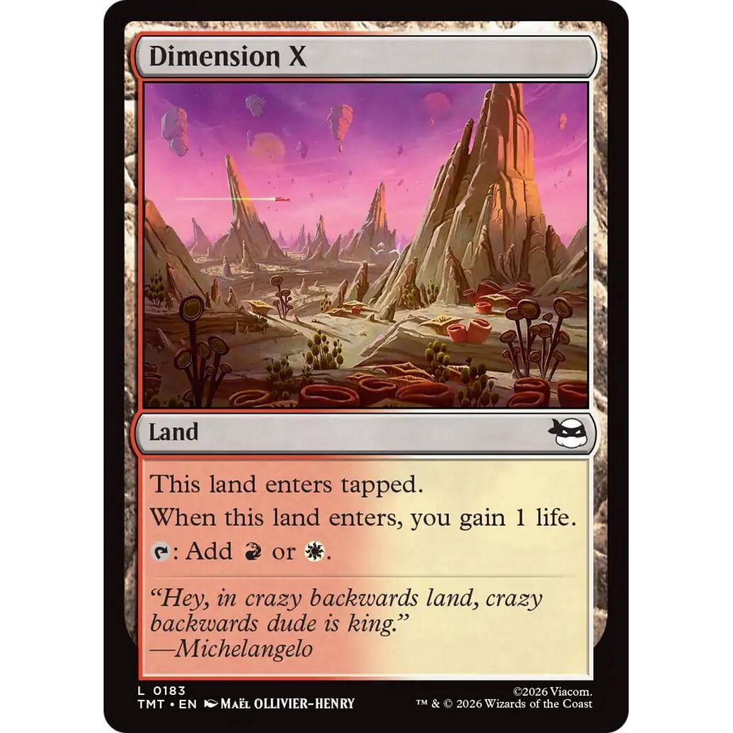 Image for Dimension X (183) (Teenage Mutant Ninja Turtles) - Magic: The Gathering