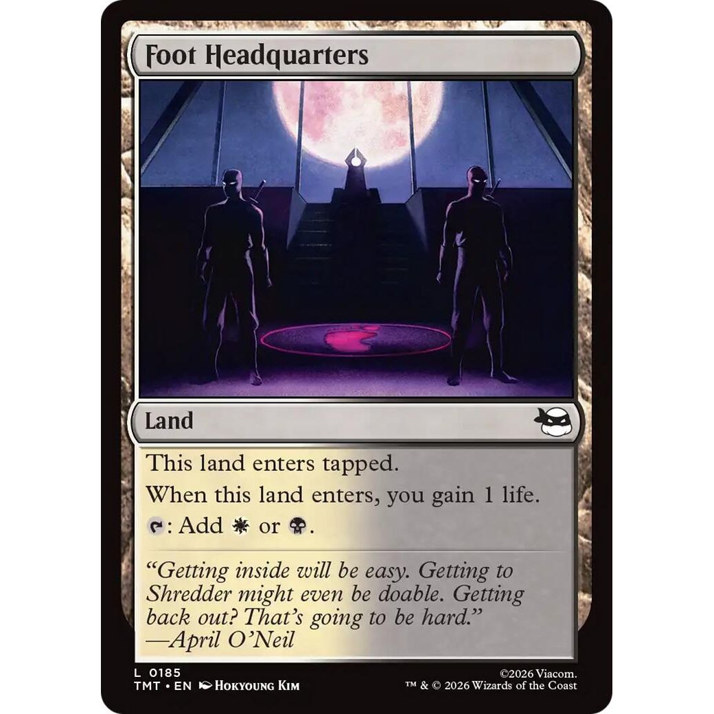 Image for Foot Headquarters (185) (Teenage Mutant Ninja Turtles) - Magic: The Gathering