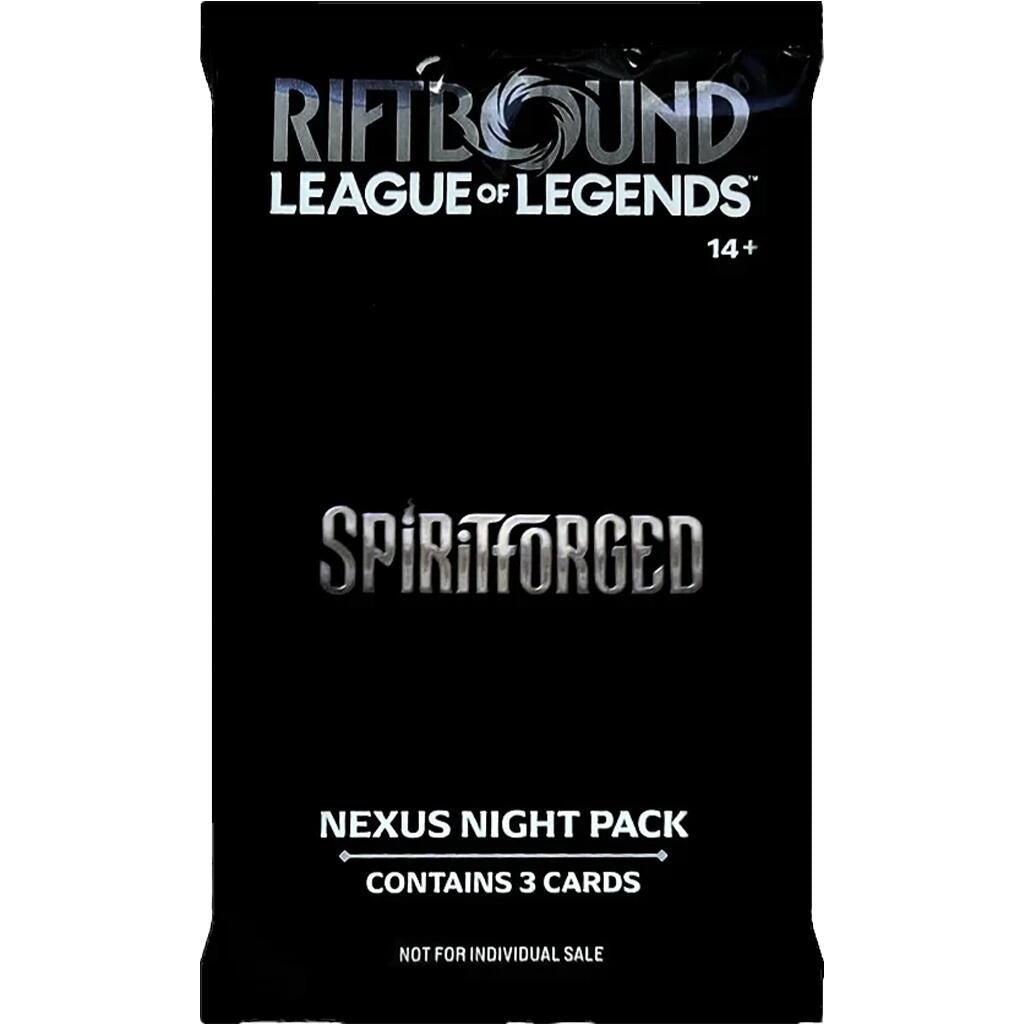 Image for Spiritforged - Nexus Night Promo Pack - Riftbound: League of Legends Trading Card Game