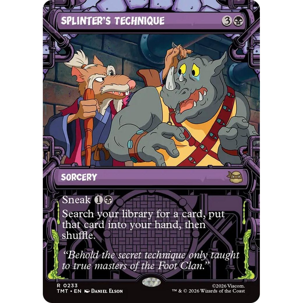 Image for Splinter's Technique (Showcase) (233) (Teenage Mutant Ninja Turtles) - Magic: The Gathering