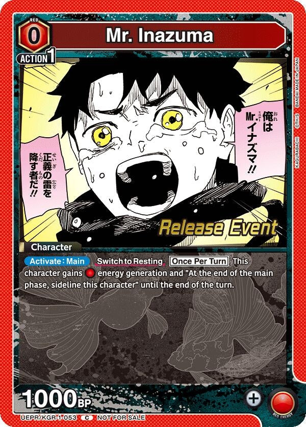 Image for Mr. Inazuma (UEPR/KGR-1-053) (UE16BT: KAGURABACHI Release Event Cards) (UE16BT_RE) - Union Arena