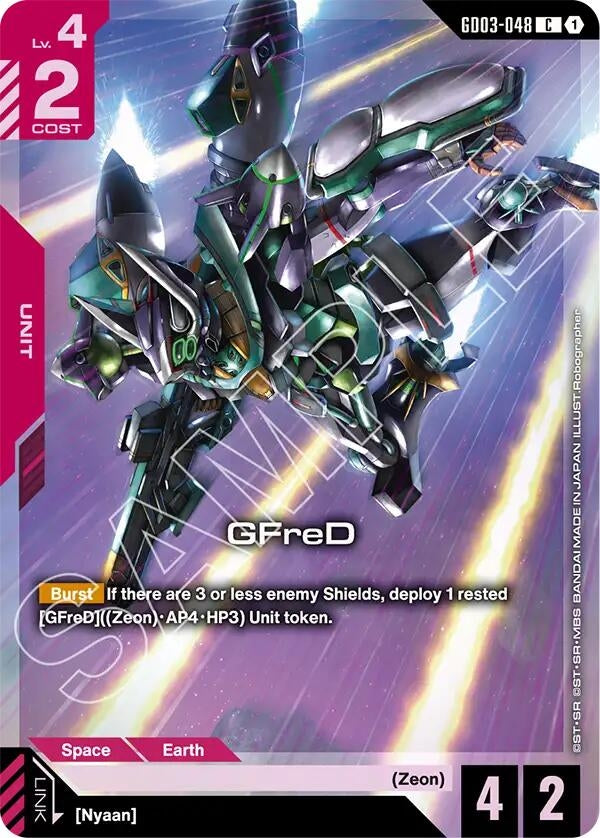 Image for GFreD (Premium Card Collection Gundam Assemble) (GD03-048) (Gundam Promotional Cards) (GCG-PR) - Gundam Card Game