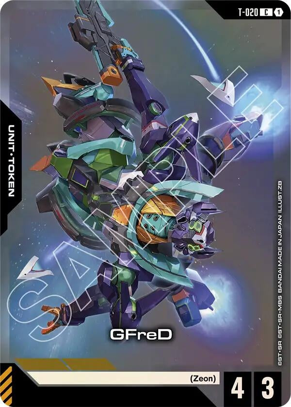 Image for GFreD (T-020) Token (Premium Card Collection Gundam Assemble) (T-020) (Gundam Promotional Cards) (GCG-PR) - Gundam Card Game