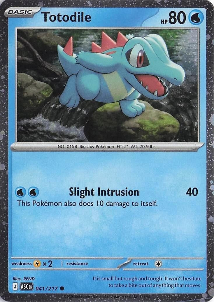 Image for Totodile (Cosmos Holo) (041/217) (Miscellaneous Cards & Products) (MCAP) - Pokemon