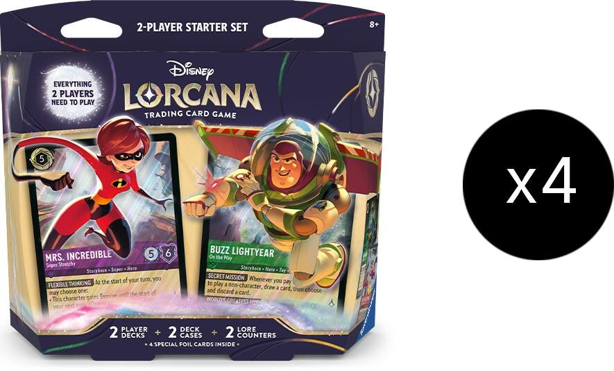 Image for Disney Lorcana: Wilds Unknown 2-Player Starter Set Display - Disney Lorcana