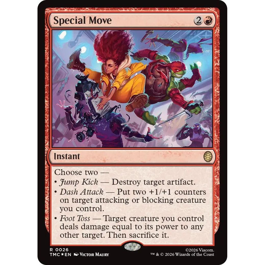 Image for Special Move (Surge Foil) (26) (Teenage Mutant Ninja Turtles) - Magic: The Gathering