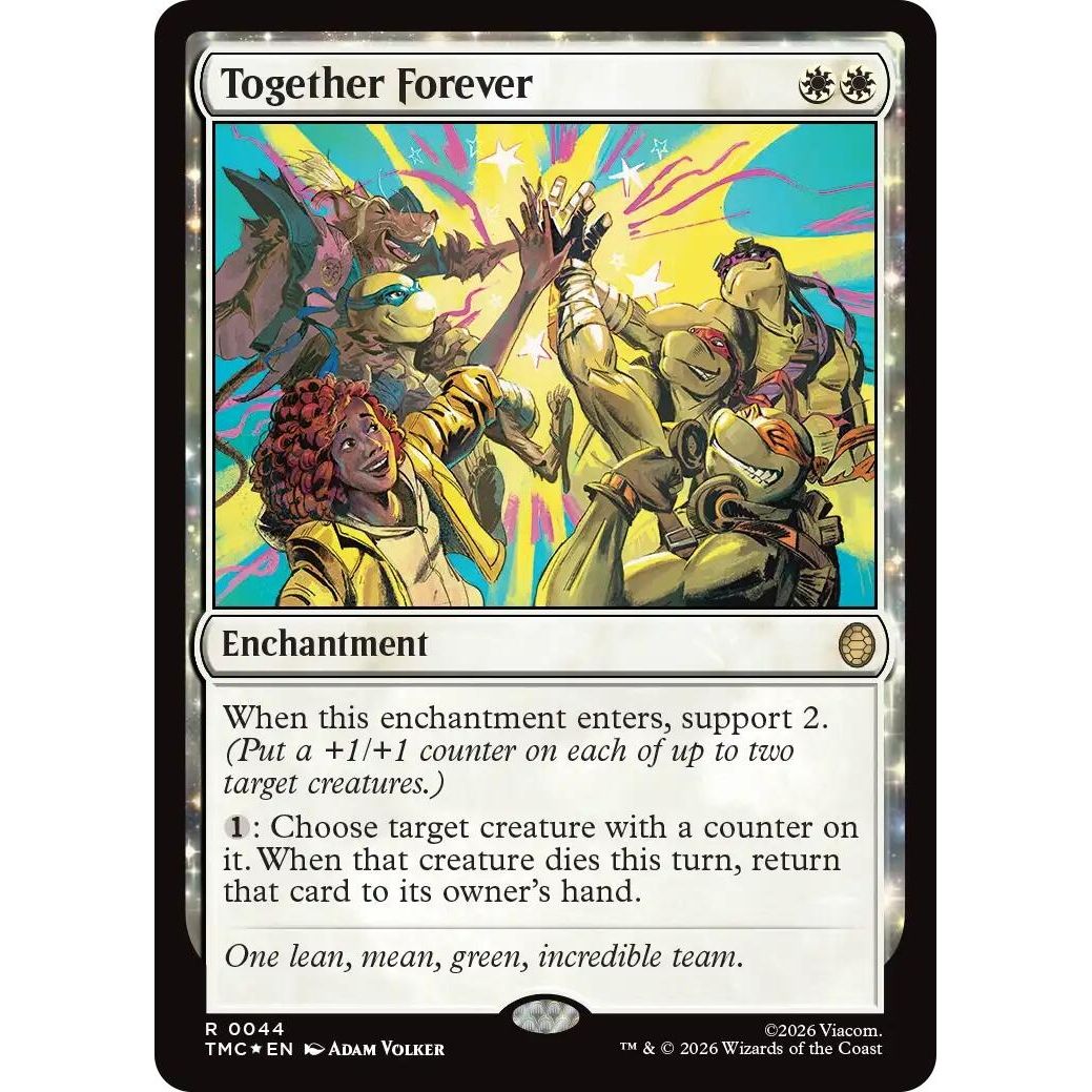 Image for Together Forever (Surge Foil) (44) (Teenage Mutant Ninja Turtles) - Magic: The Gathering