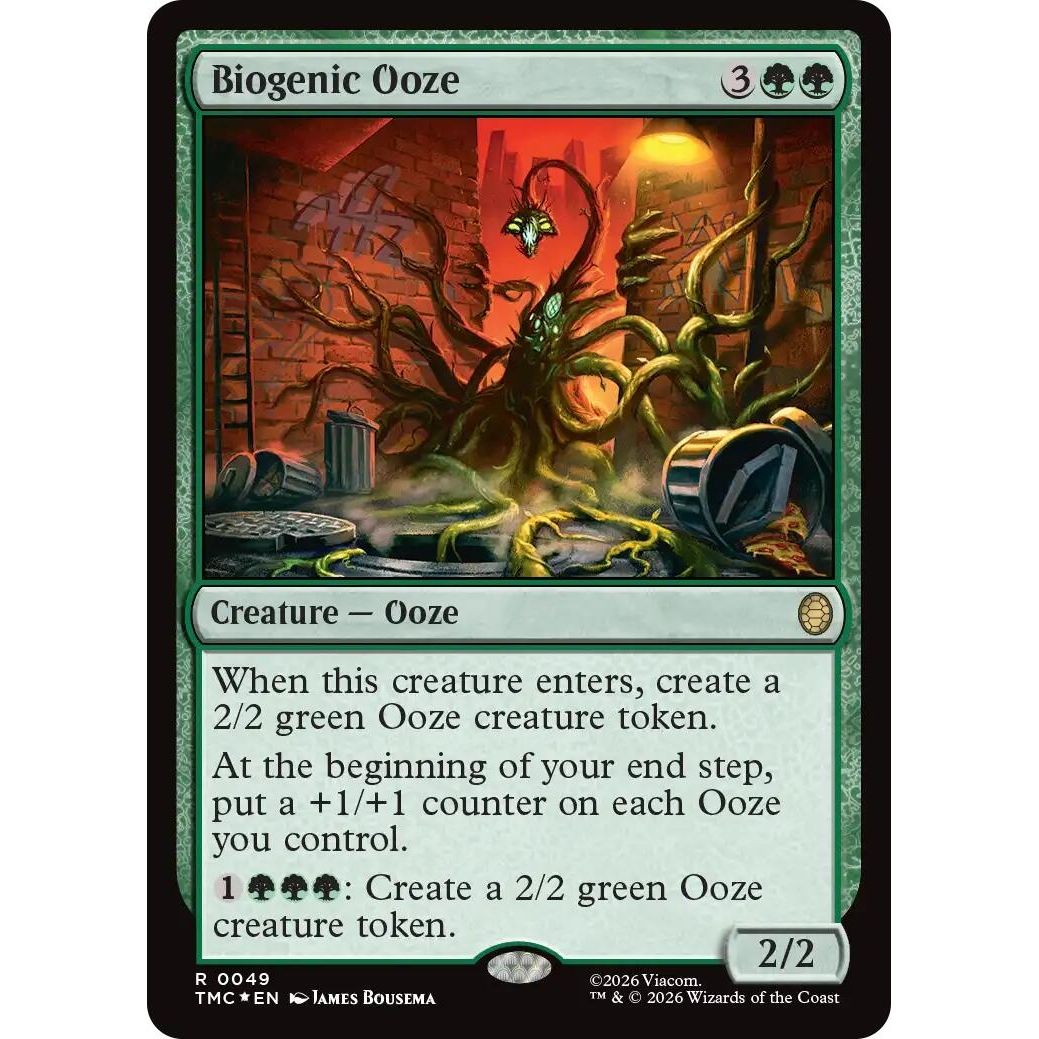 Image for Biogenic Ooze (Surge Foil) (49) (Teenage Mutant Ninja Turtles) - Magic: The Gathering