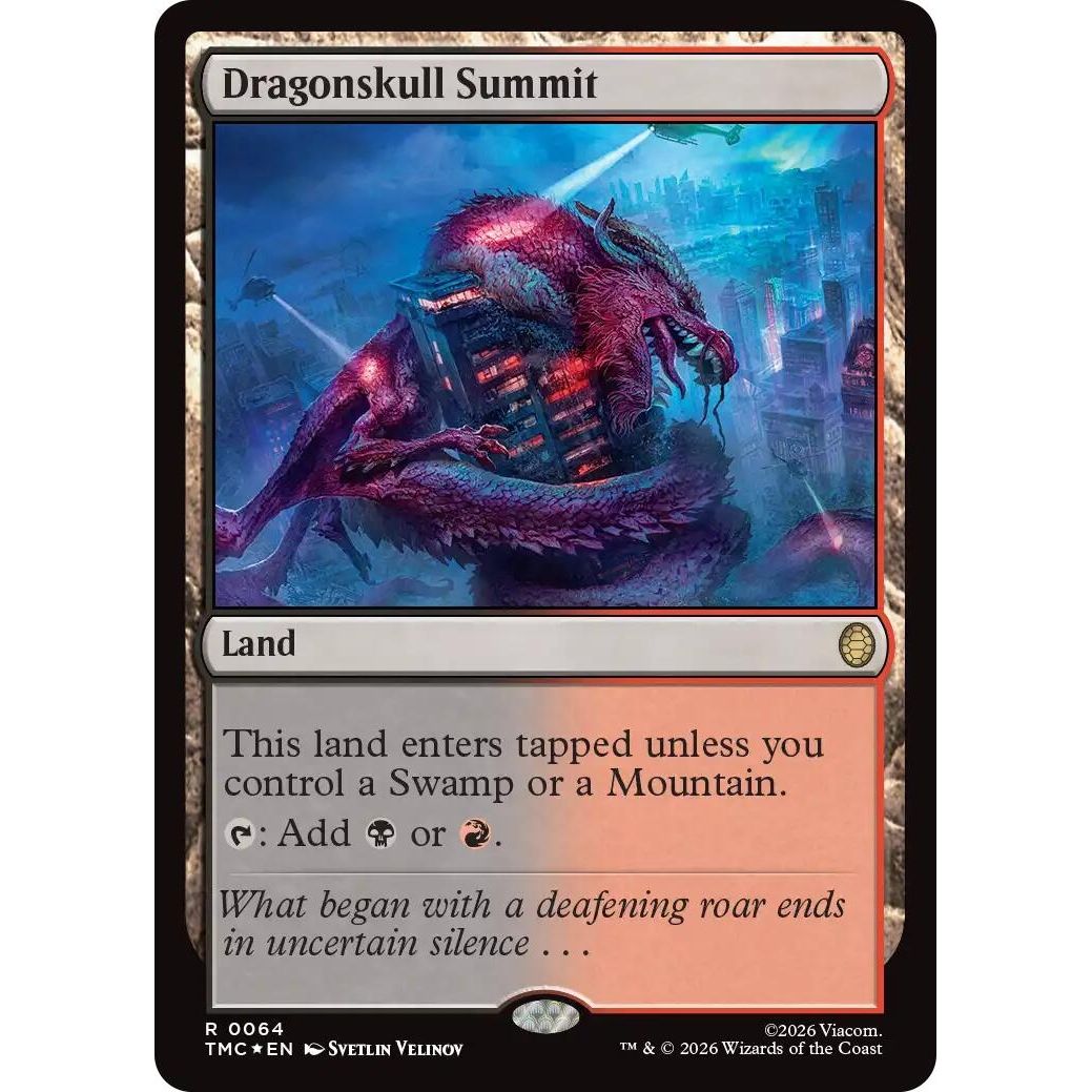 Image for Dragonskull Summit (Surge Foil) (64) (Teenage Mutant Ninja Turtles) - Magic: The Gathering