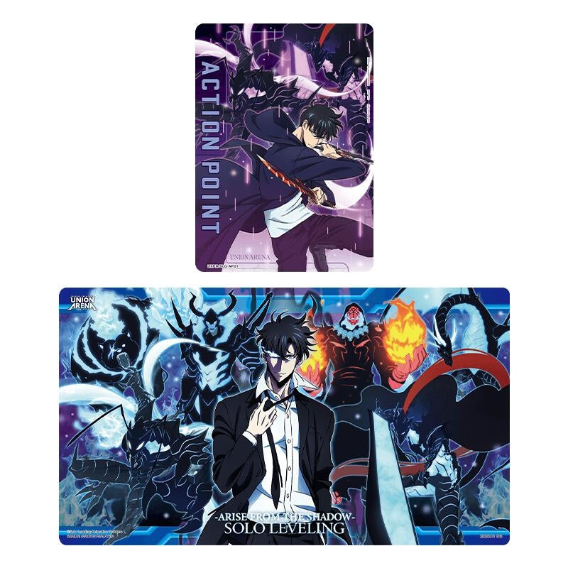 Image for Union Arena: SOLO LEVELING Playmat & Action Point Cards Set - Playmats